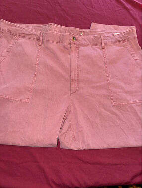 Old Navy size 26 dusty rose work jeans